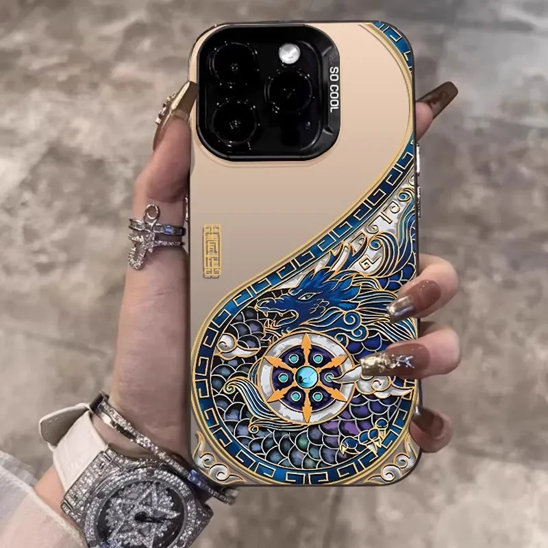 드래곤 스네이크 디자인 아이폰 케이스 이미지