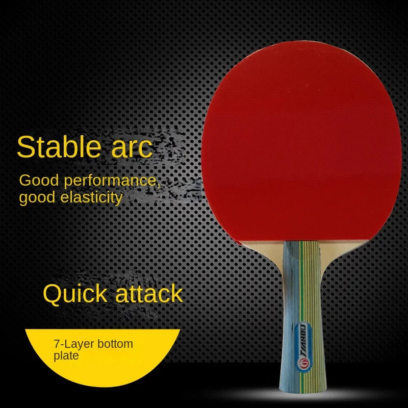 High-Grade Table Tennis Rackets Pimples out/in Shakehand Grip Professional Training Racket Double Package