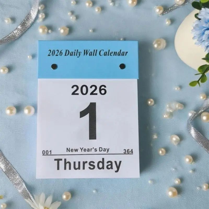 

Desk Calendar 2026 Features Premium Tear Away Pages And Clear Holiday Markings D2RC
