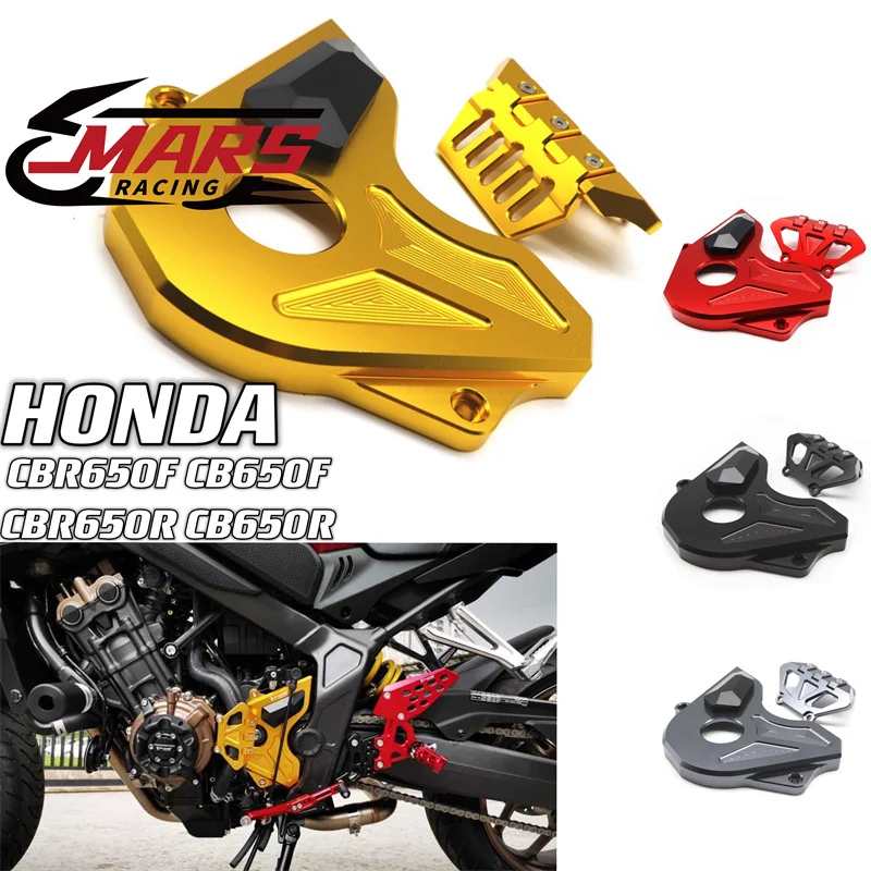 FOR HONDA CB650F CBR650F CB650R CBR650R 2014-2017 2018 2019 2020 engine chain protection side cover frame hole drive shaft cover