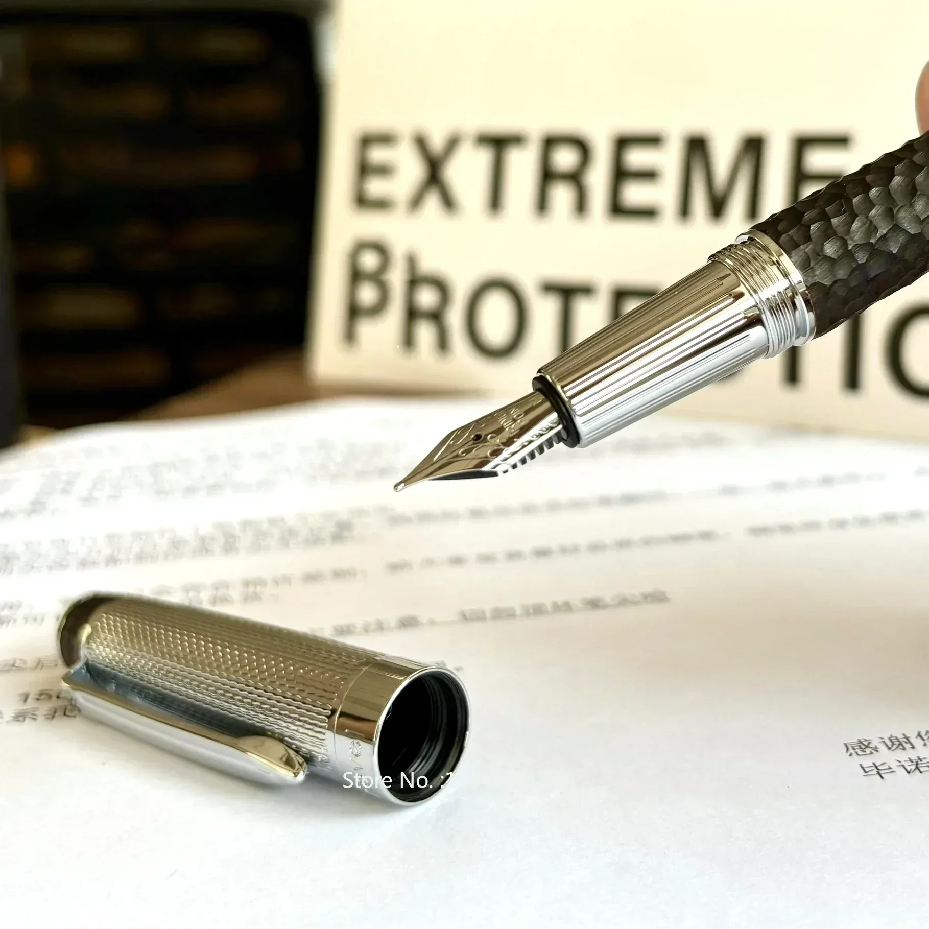 boligrafo-de-madera-martillada-de-ebano-benovel-tallado-a-mano-con-punta-schmidt-para-oficina-negocios-escritura-papeleria-nuevo