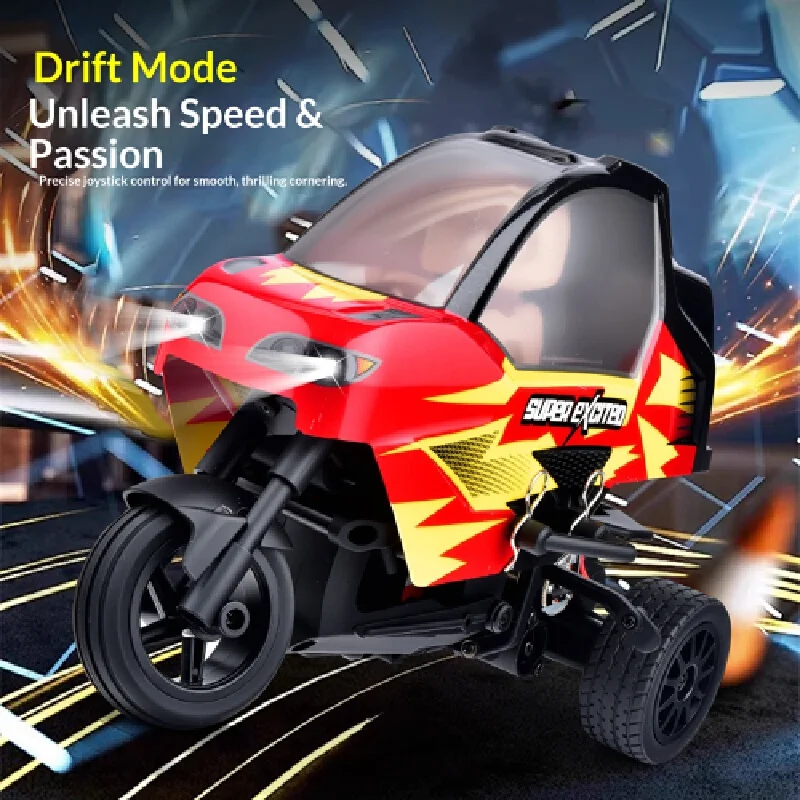 

Новый профессиональный радиоуправляемый трайк X801 для бездорожья, дрифта и трюков, для детей и любителей радиоуправляемых моделей 2026 года