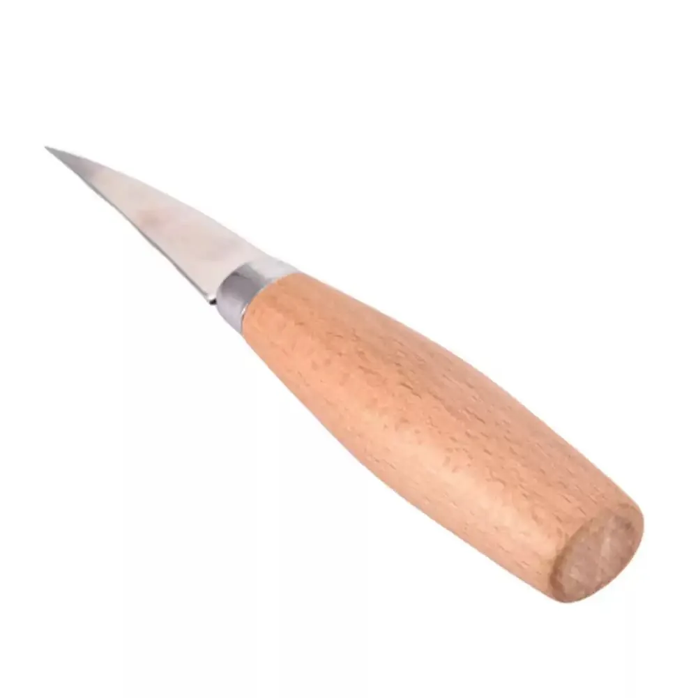 2pcs/set Stainless Steel Woodcarving Cutter Woodwork Sculptural DIY Wood Handle Spoon Carving Knife Woodcut Tools Kit