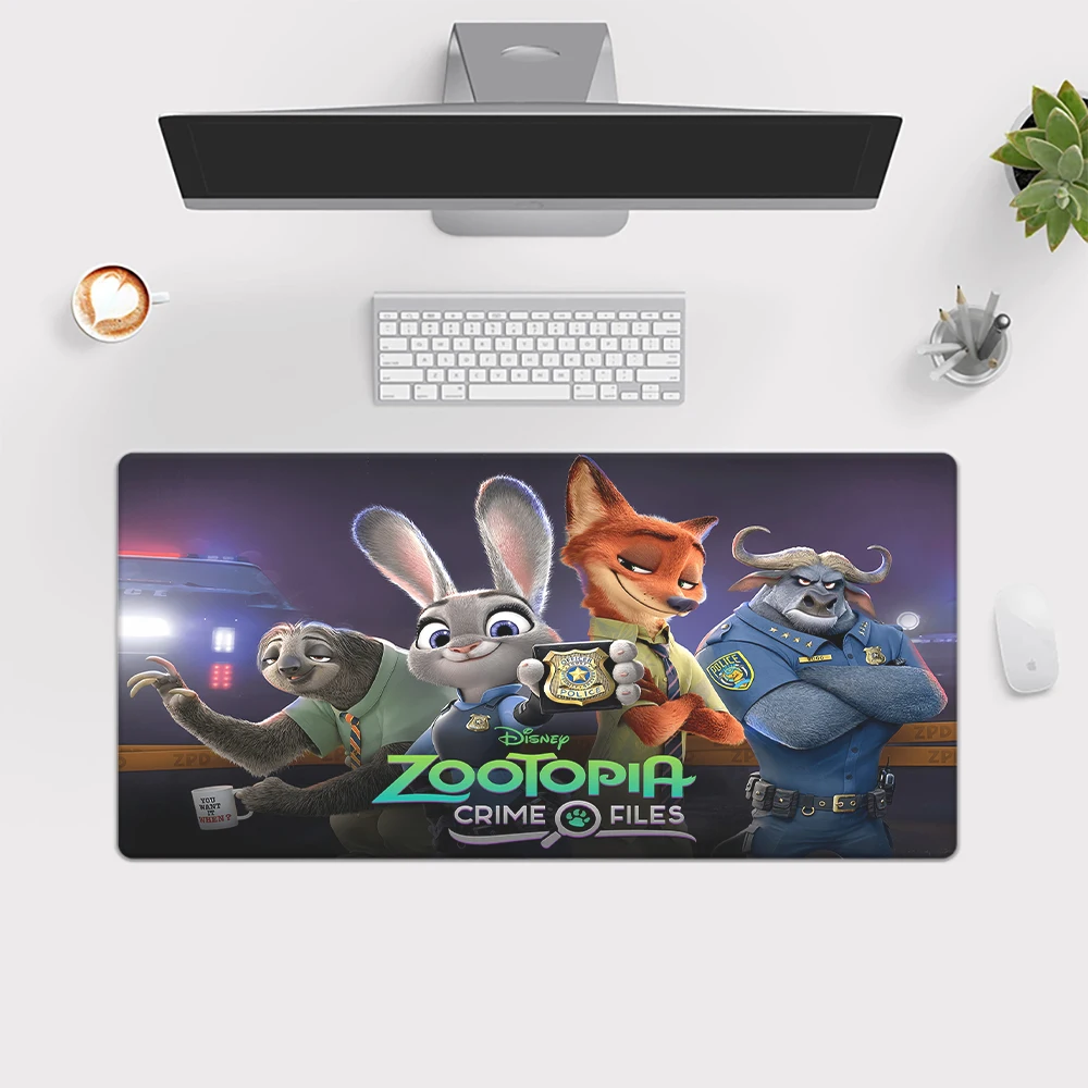 MINISO Zootopia Large Mousepad XXL Pad Keyboard Gaming Accessories HD Mouse Mats Game Office Computer PC Gamer Laptop Desk Mat