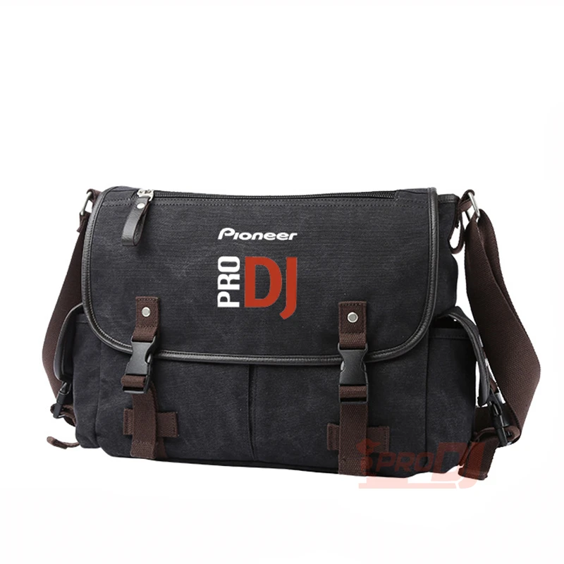 2024 Pionier Pro Dj Heren Schoudertas Reis Messenger Bag Waterdichte Mode Canvas Schoudertas Outdoor Casual Sportzak