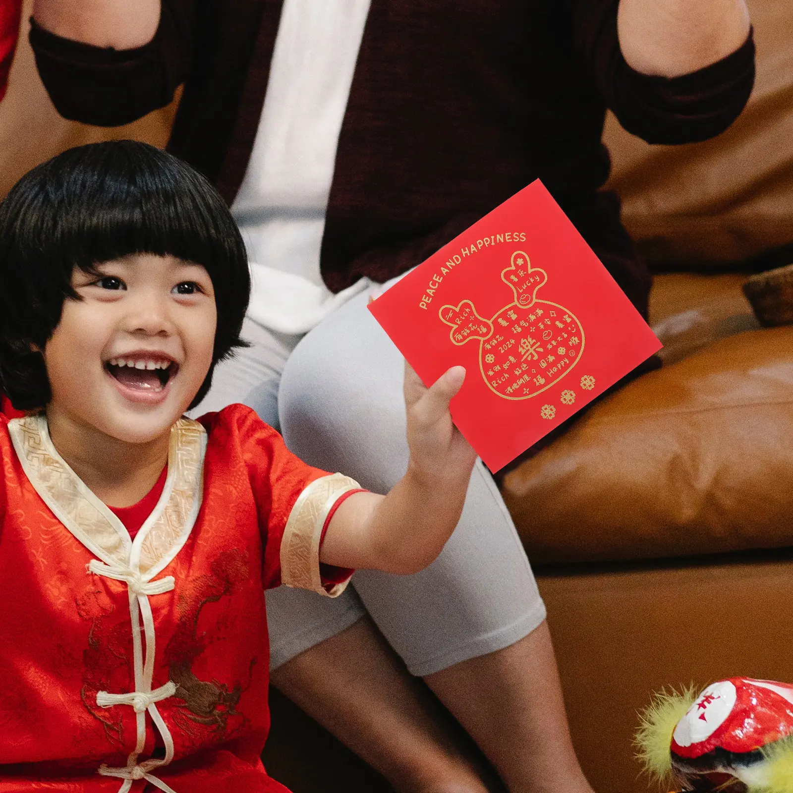 

12Pcs Red Envelopes Dragon Year Paper Money Packets Traditional Chinese New Year Gifts 2024 Lucky Red Packets Spring Festival