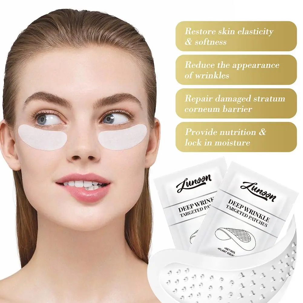 

Serum Infused Microneedle Eye Patches Mask For Anti Wrinkle Aging Dark Circles Moisturizing Under Eye Gel Pads Skin Care L1S6