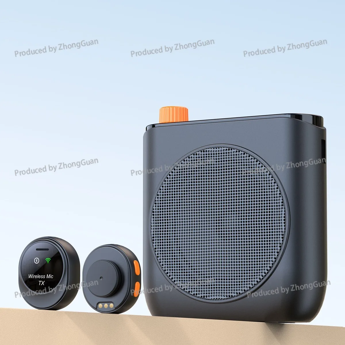 98 Collar Clip Microphone Little Bee Loudspeaker Wireless Bluetooth Teacher Lecture Speaker