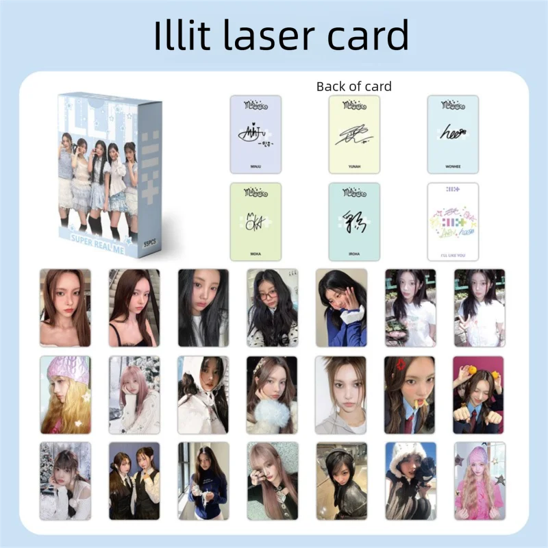 CORTIS 55 unids/set tarjeta láser álbum de debut COLOR al aire libre las líneas postal MARTIN SEONGHYEON tarjetas de coleccionista tarjetas fotográficas JAMES