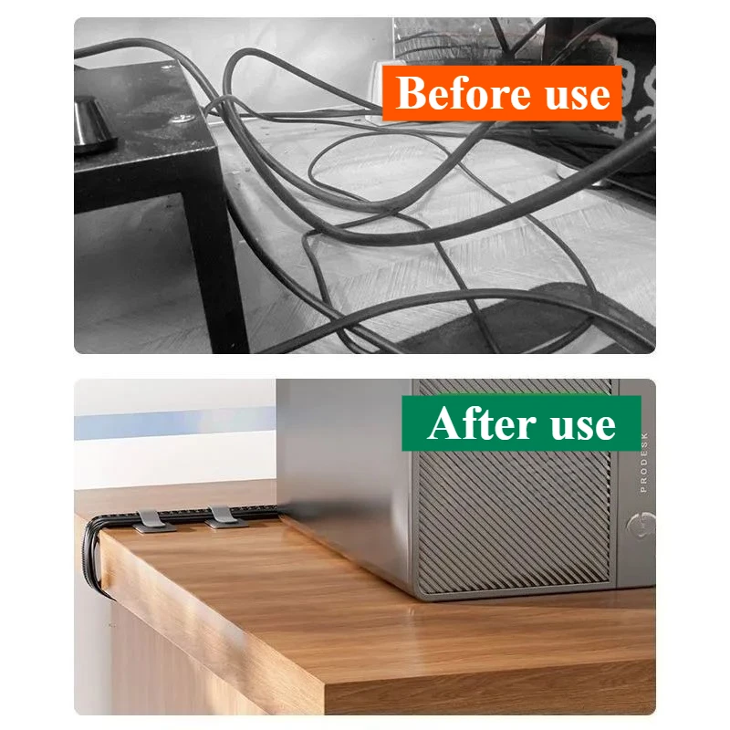 Кабельный органайзер, марвел для хранения кабелей передачи данных, стяжки на молнии на липучке, фиксатор проводов и сетевых кабелей 30 шт.