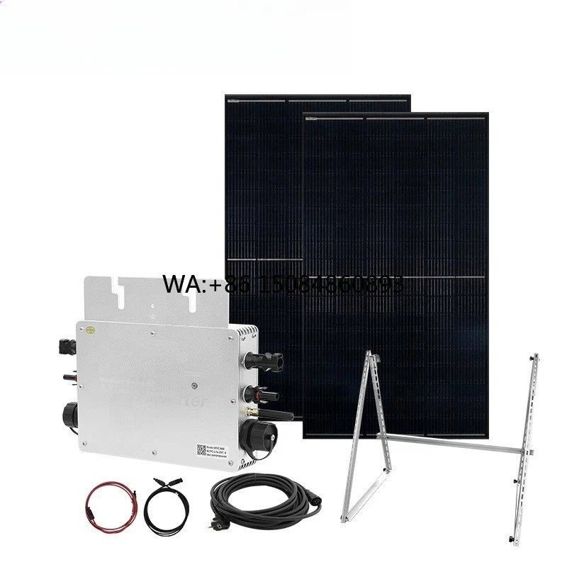 Solar balcony power generation600W 800W Jsdsolar Complete Solar Kit Easy Installation Balcony Ground Plug and Play