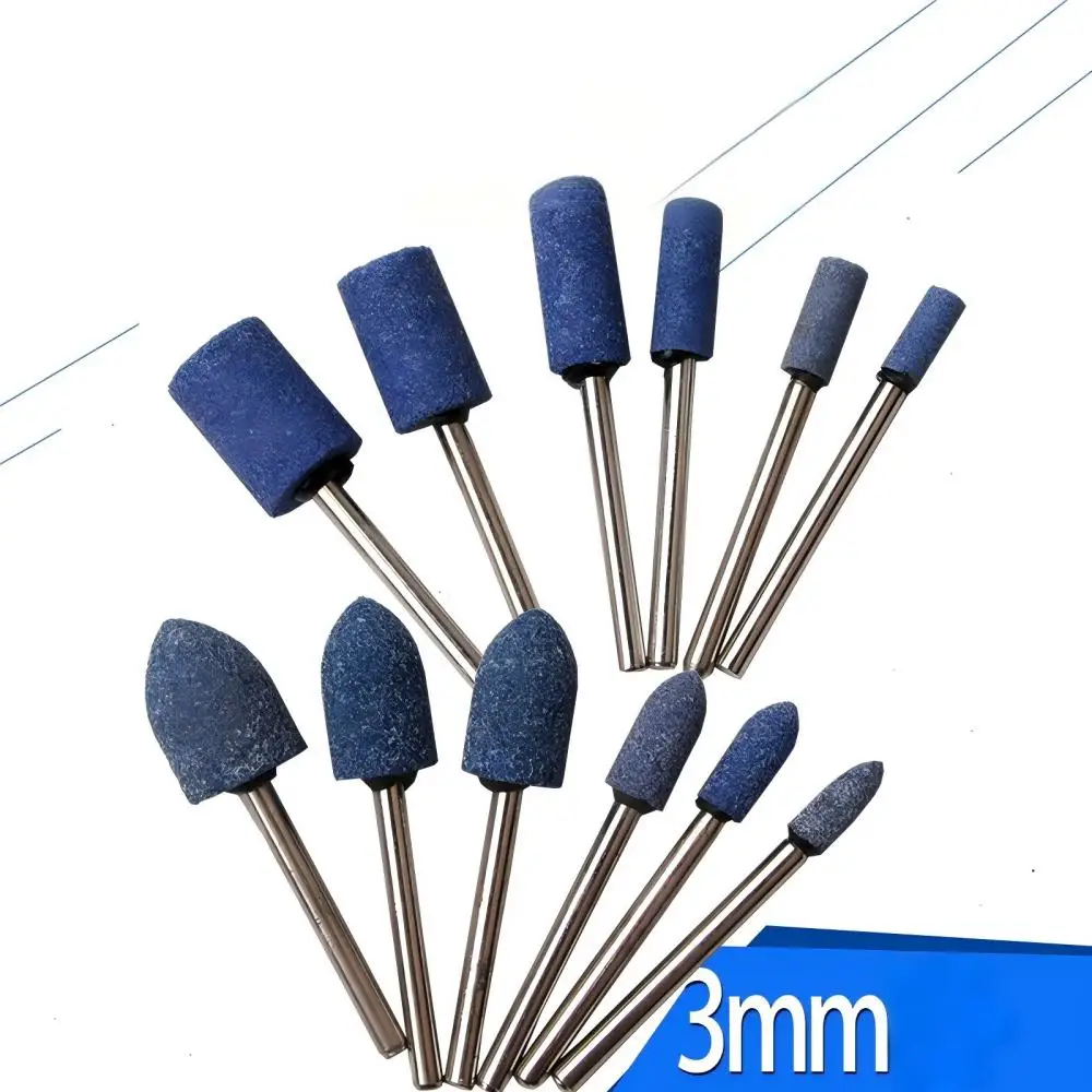10pcs Polishing Head Wheel Head Abrasive Mounted For Dremel Rotary Power Tools Electric Grinding Stone Wheel Dremel Accessories