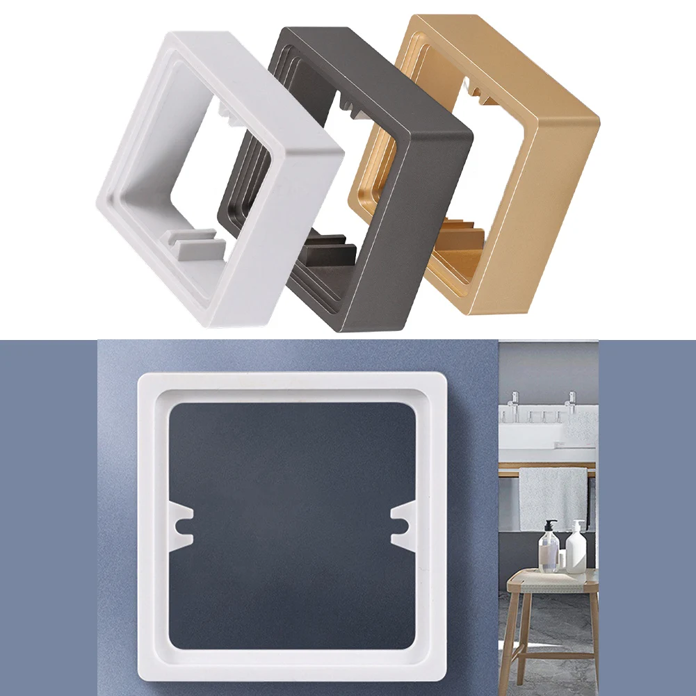 

Wall Socket Installation Gold 30MM Spacer Auxiliary Screw Holes Enhanced Device Setup Flexible Mounting Options