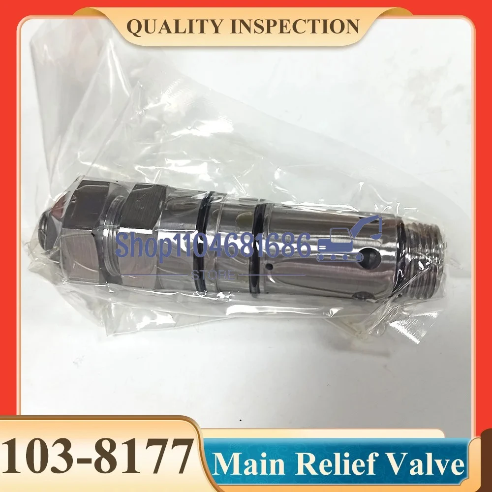 

Main Relief Valve 103-8177 1038177 CA1038177 for Excavator 318C 319C 320C 320CFM 320CL Engine 3126 3066
