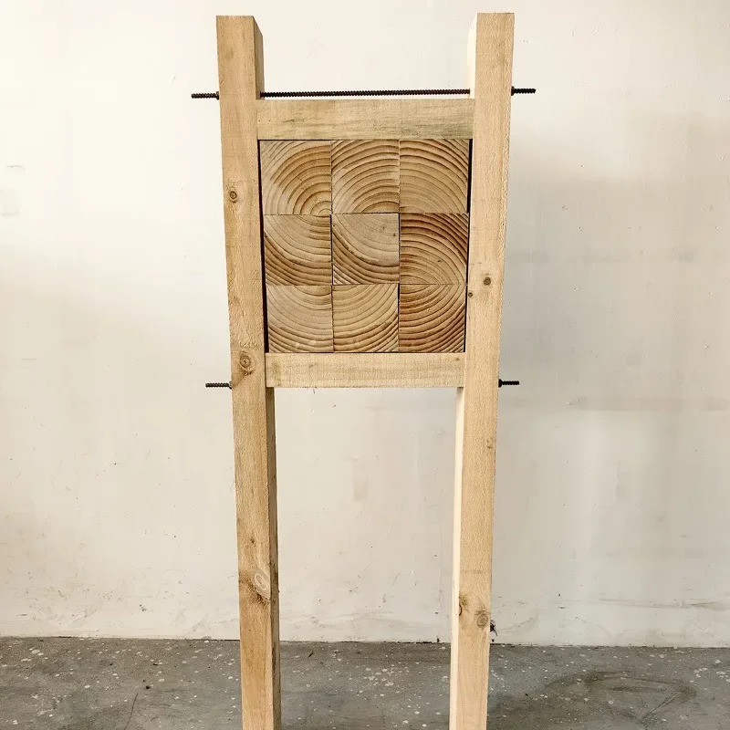 Solid wood dart target, flying needle dart target [Bullseye can be replaced separately in the future]