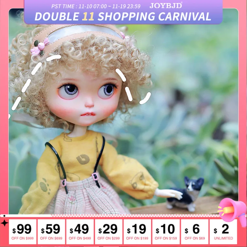 

Fantasy Angel 1/6 BJD Doll Lusy Fullset 28.5cm OB11 28 Blythe Doll Anime Figure YOSD Resin Toy DIY Gift pukifee Cute Realistic