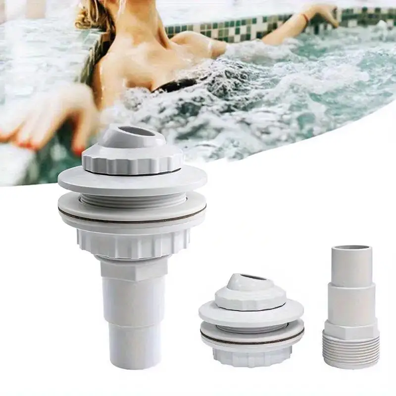 32/38mm Eyeball Jet Spa Replacement, SPA Jet Nozzle Inlet, Nozzle Water Outlet Return, With Locking Nut And Washer