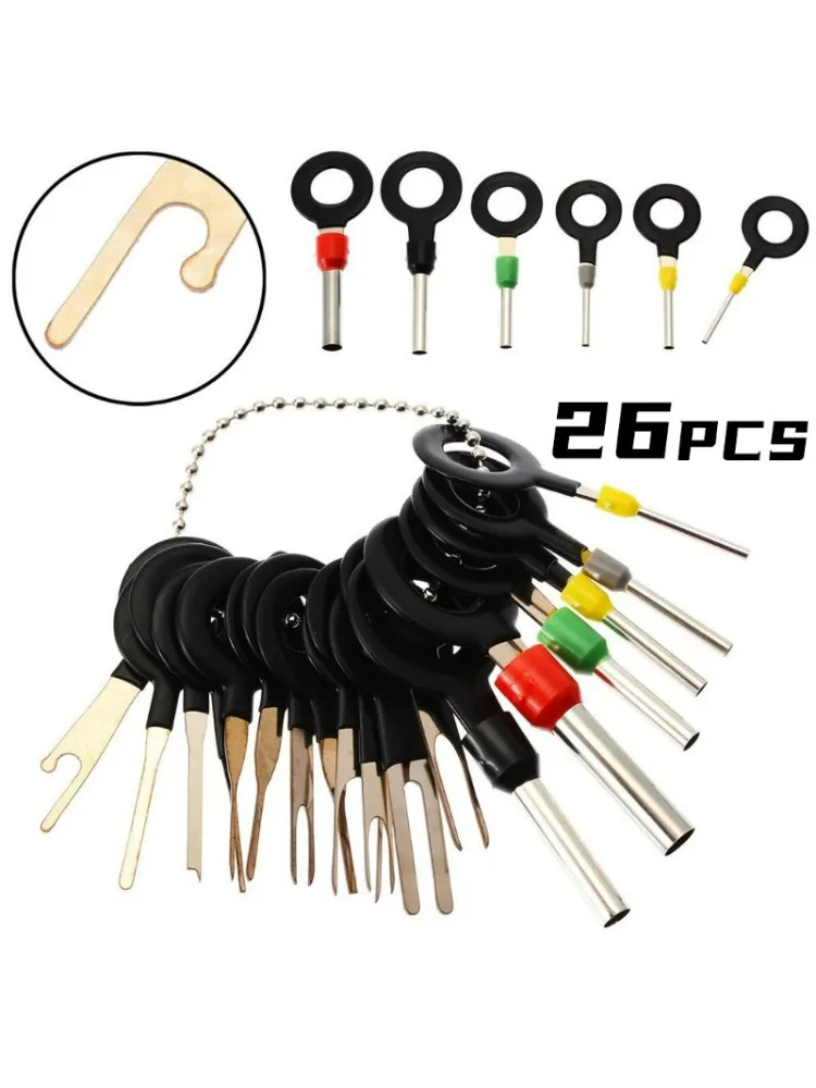 Extracteur universel de connecteur de prise de fil, outil de réparation de retrait de Terminal de voiture, extracteur pour démontage de bornes de voiture, outils manuels