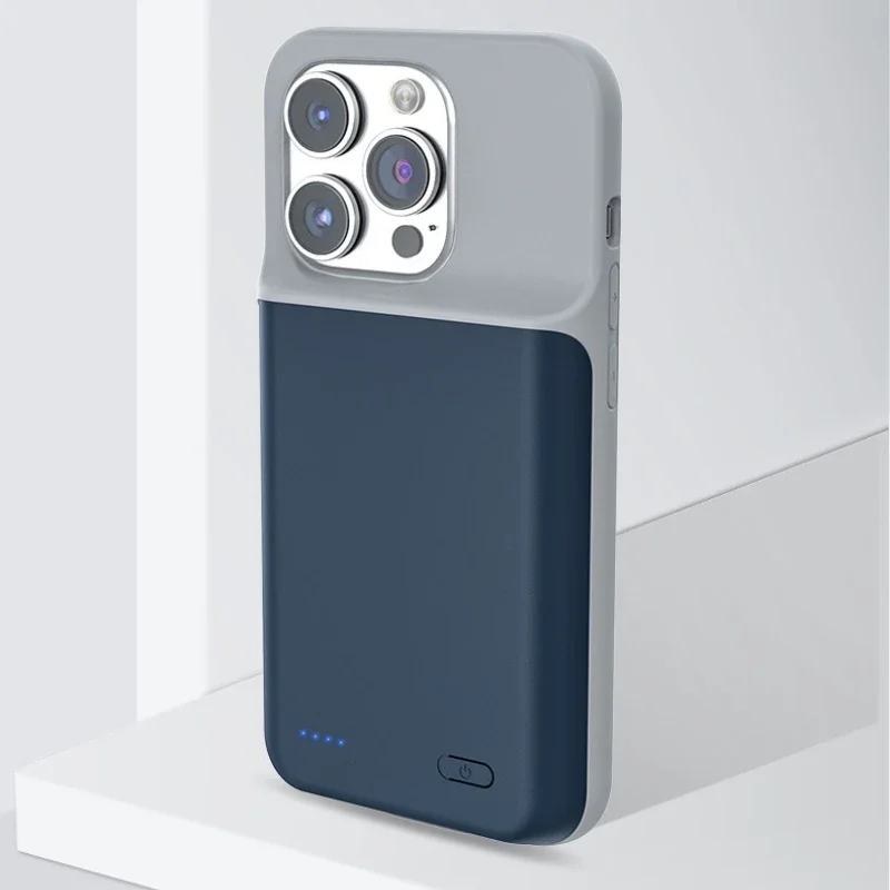 6800mAh شاحن بطارية حالات آيفون 11 12 13 14 15 16Plus ProMax بطارية خارجية قوة البنك شحن آيفون 6/7/8