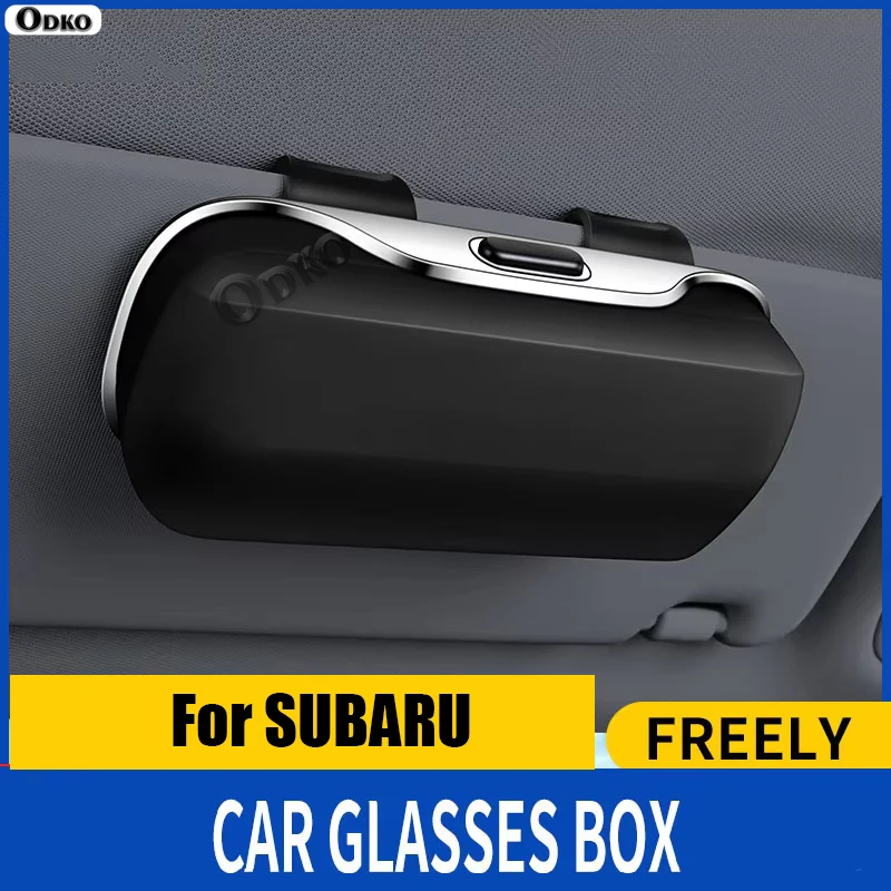 

Для Subaru Forester XV Outback Legacy WRX Tribeca Impreza автомобильный козырек для солнцезащитных очков чехол для очков с зажимом коробка солнцезащитный козырек чехол для очков