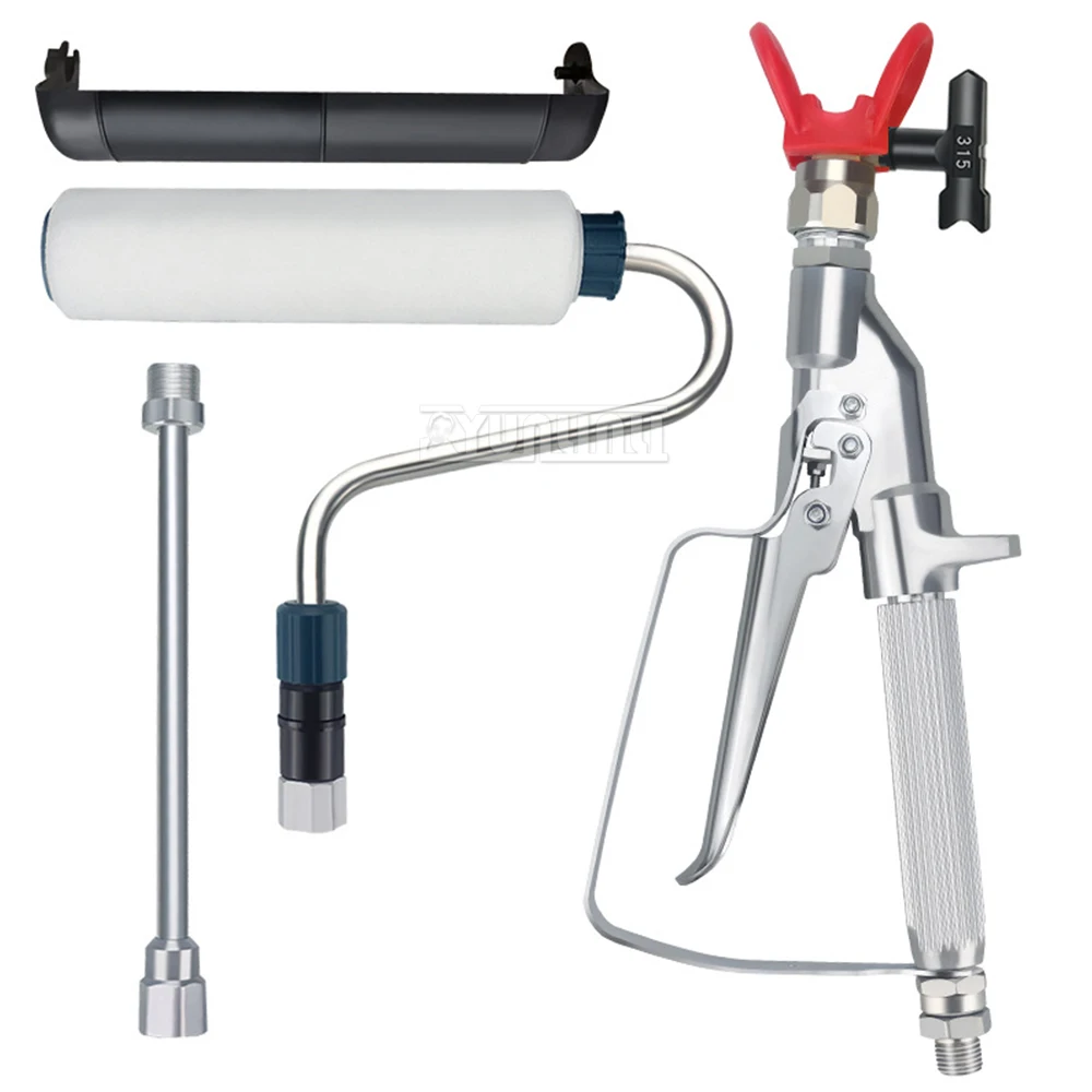 Universal Spray roller wall painting Airless spray machine accessories Latex paint paint telescopic pole self-priming roller