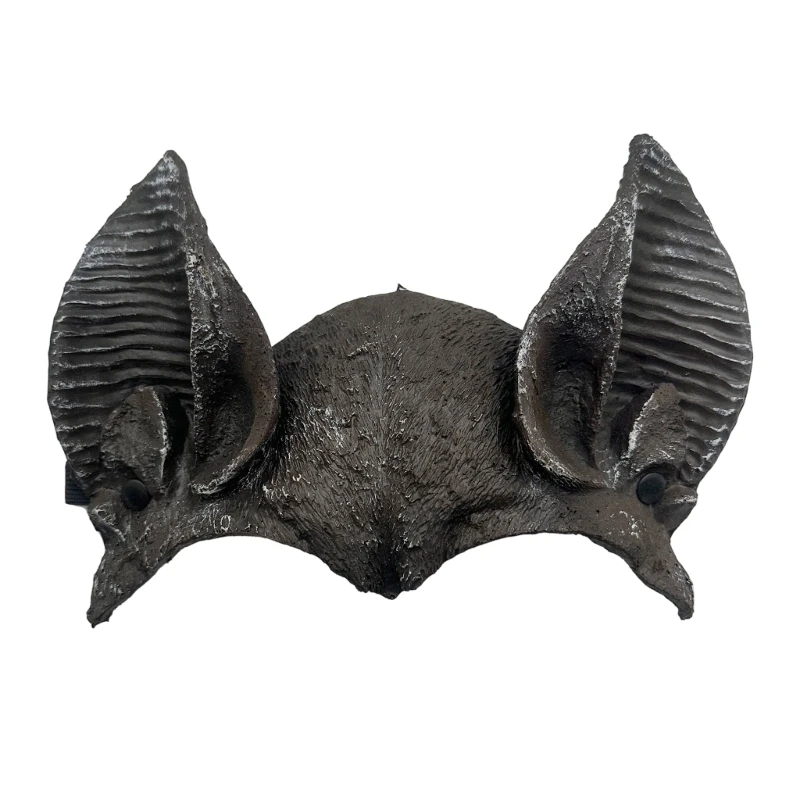 A52E Themed Party Costume Mask, Skull Mouth Face Accessory with Tooth-Like Line for Halloween, Stage Looks and Role Play
