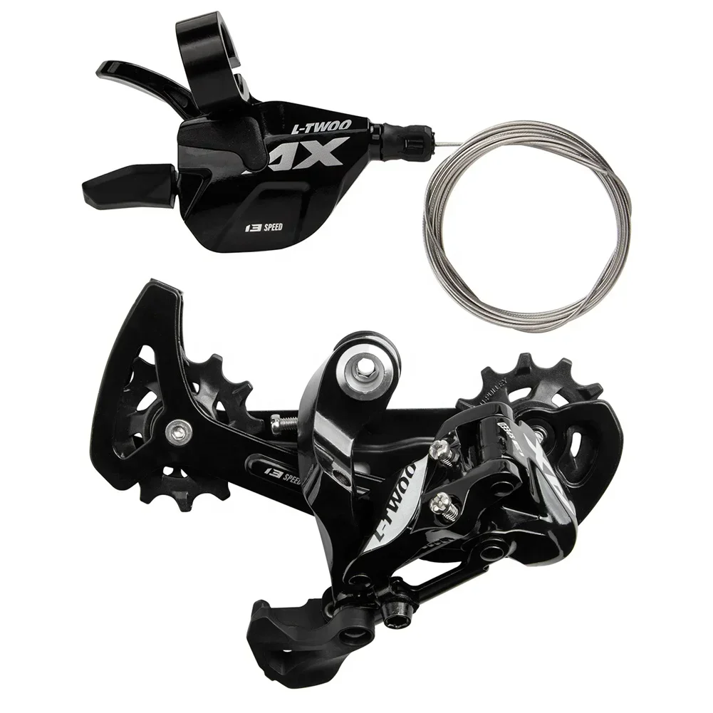 GUB 13 Speed MTB Derailleur Set Included Mountain Bike 13s Cassette Chain Shifter Rear Derailleur 4 Pcs in One Set