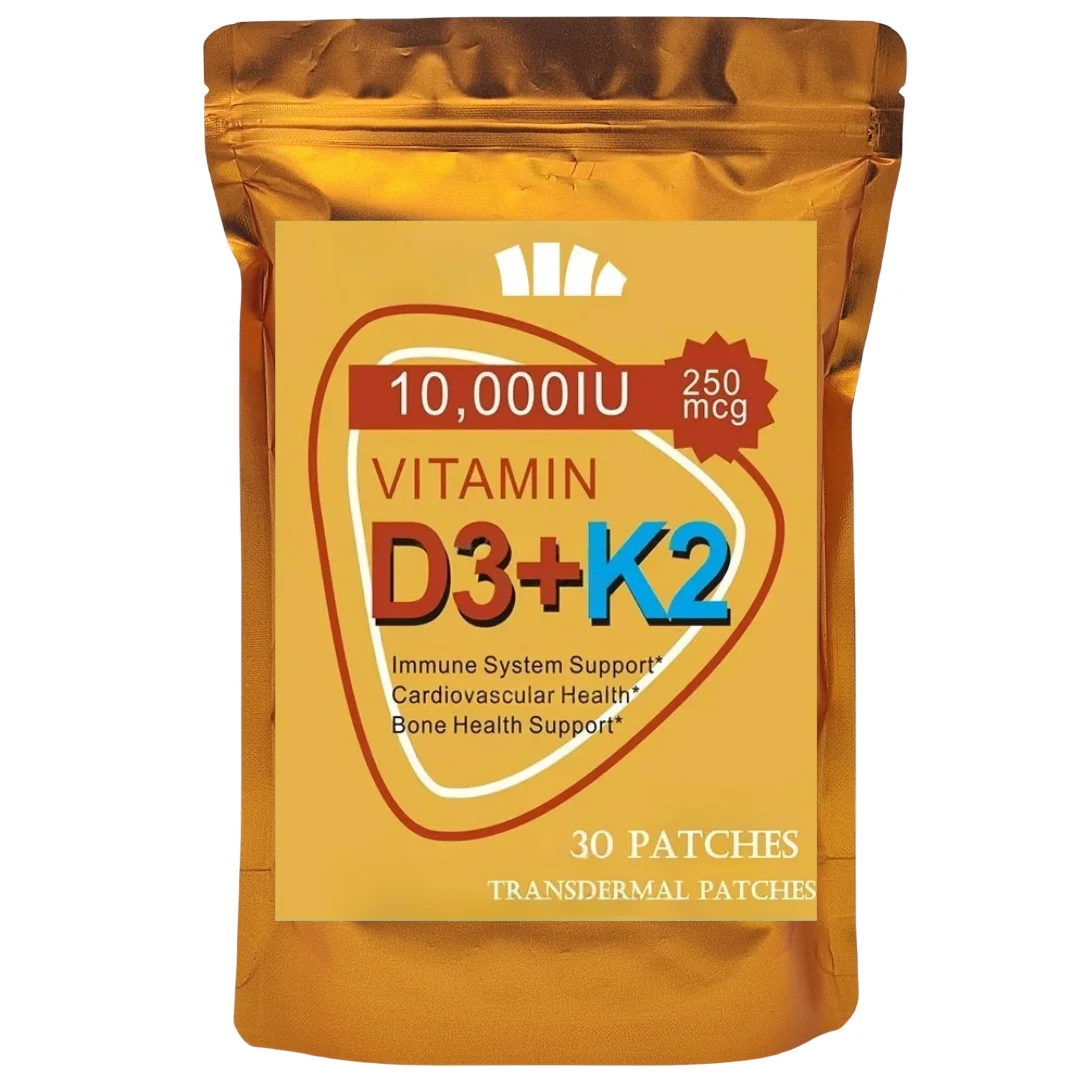 

30 пластырей Витамин K2 + Трансмические пластыри Премиум-имунитет, здоровье сердца и костей