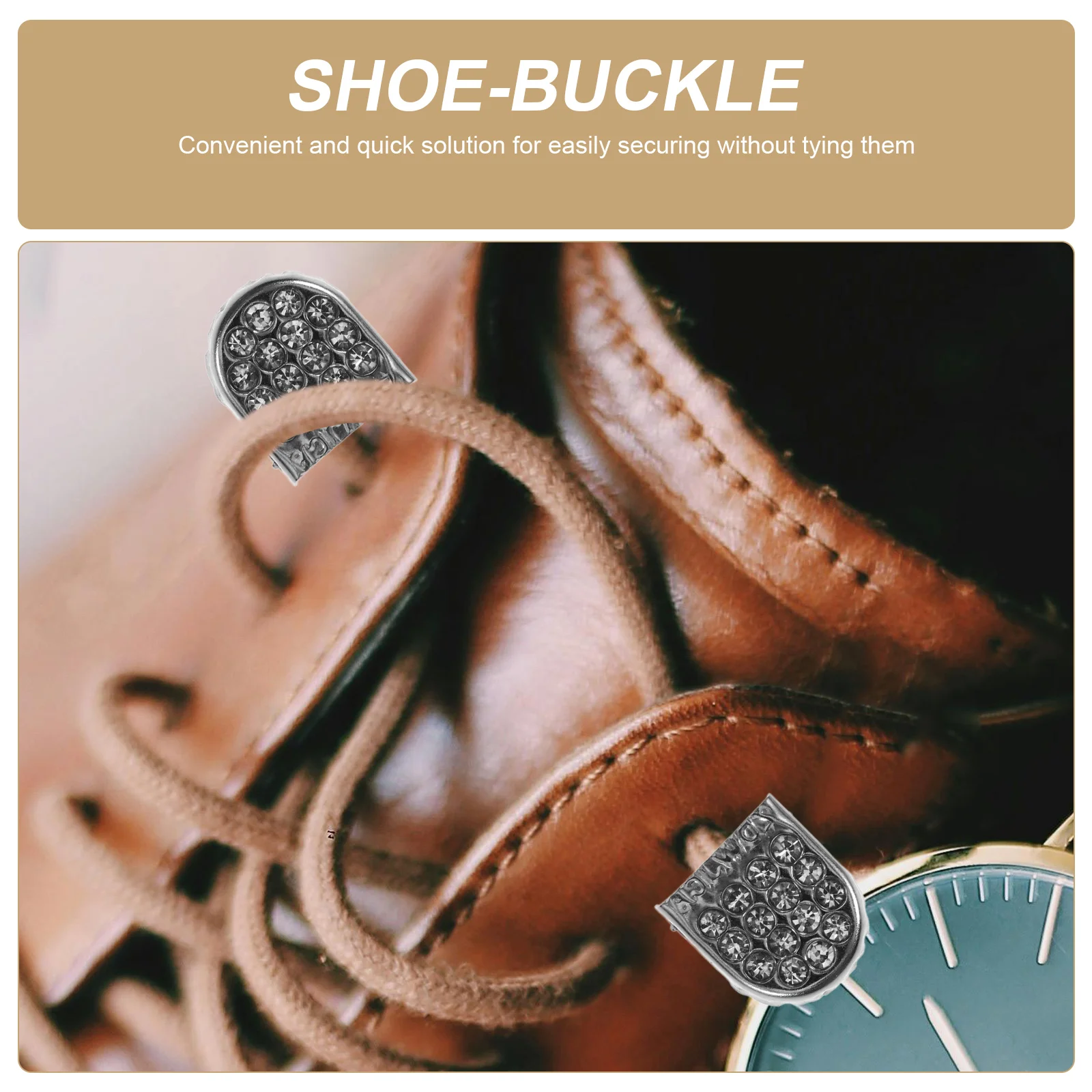 Hebilla de encaje para zapatos perezosos, Clips de extremo, cerraduras gratis, cordón de cordones, puntas de diamantes de imitación, 20 piezas