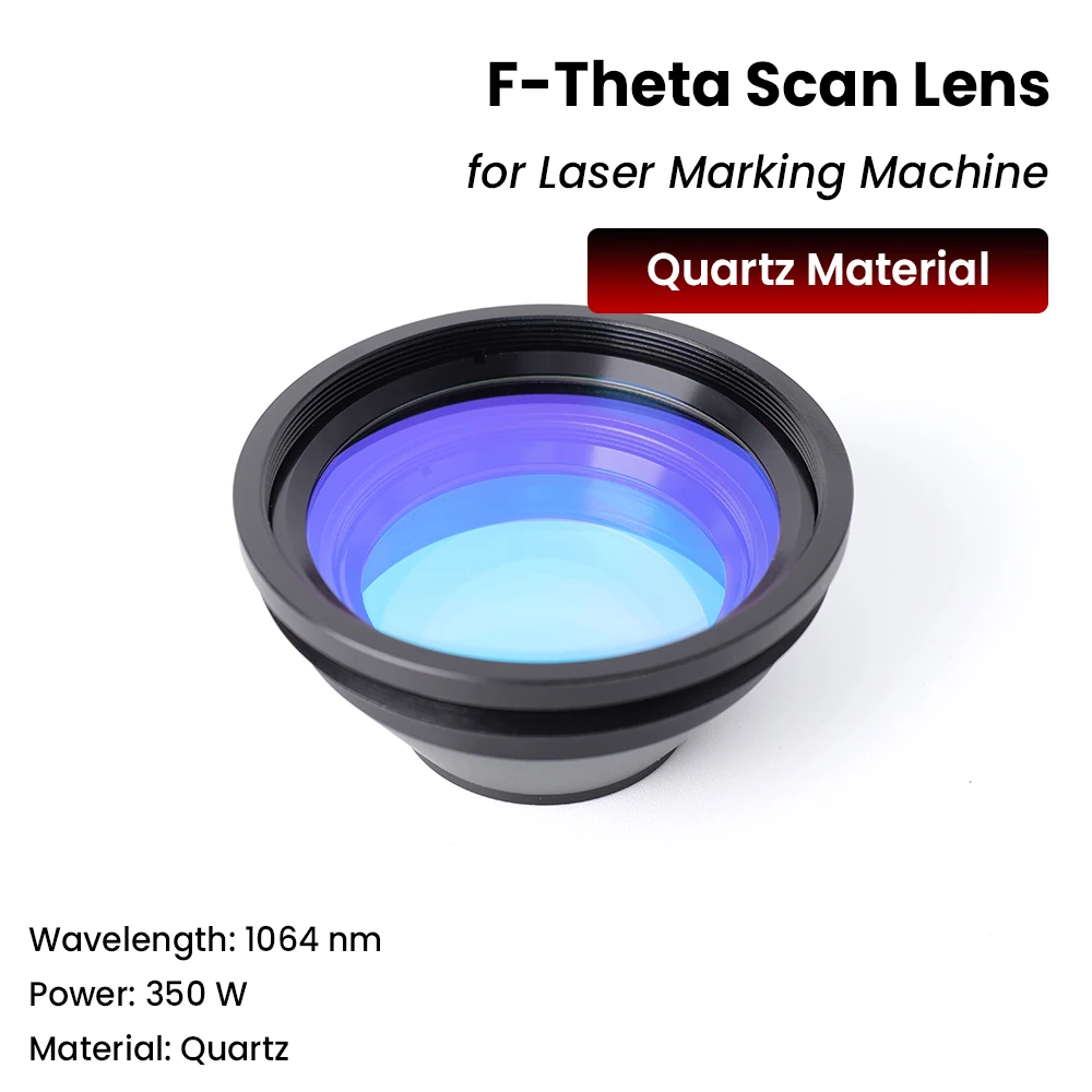 350W High Power Fiber Laser Quartz F-Theta Scan Lens 400x400 F580 450x450 F650 for Laser Marking Machine