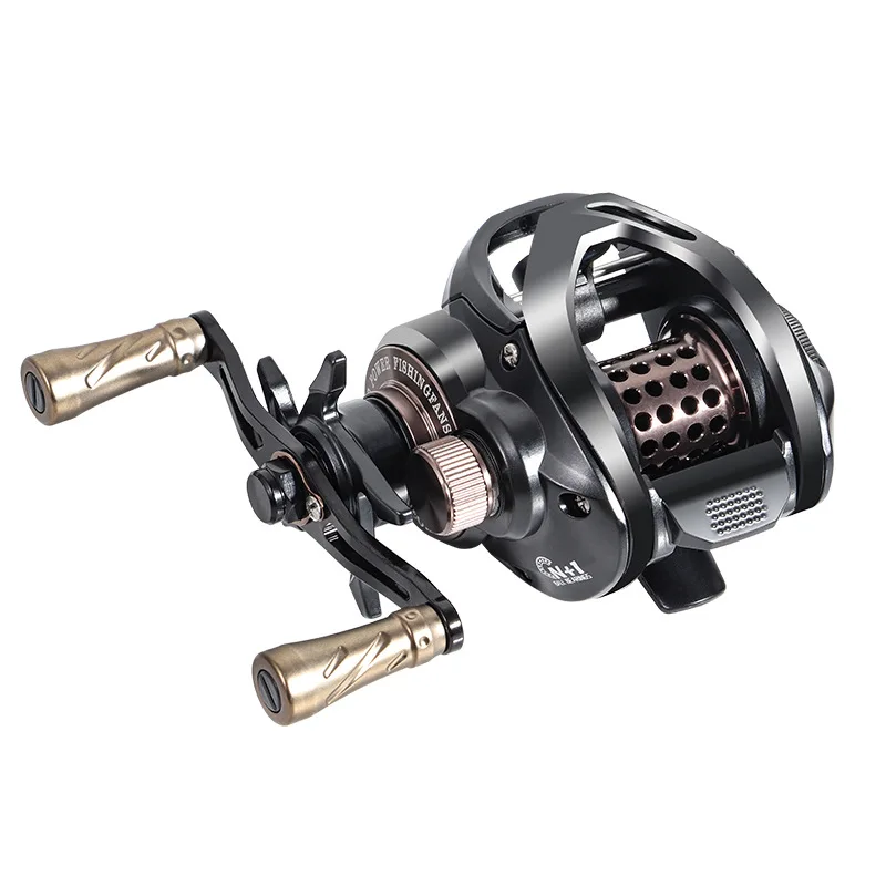 Precision Casting Left Hand Design Smooth Drag Corrosion-Resistant Carbon Fiber Spool Lure Fishing Reel 7.2:1 Gear Ratio 5