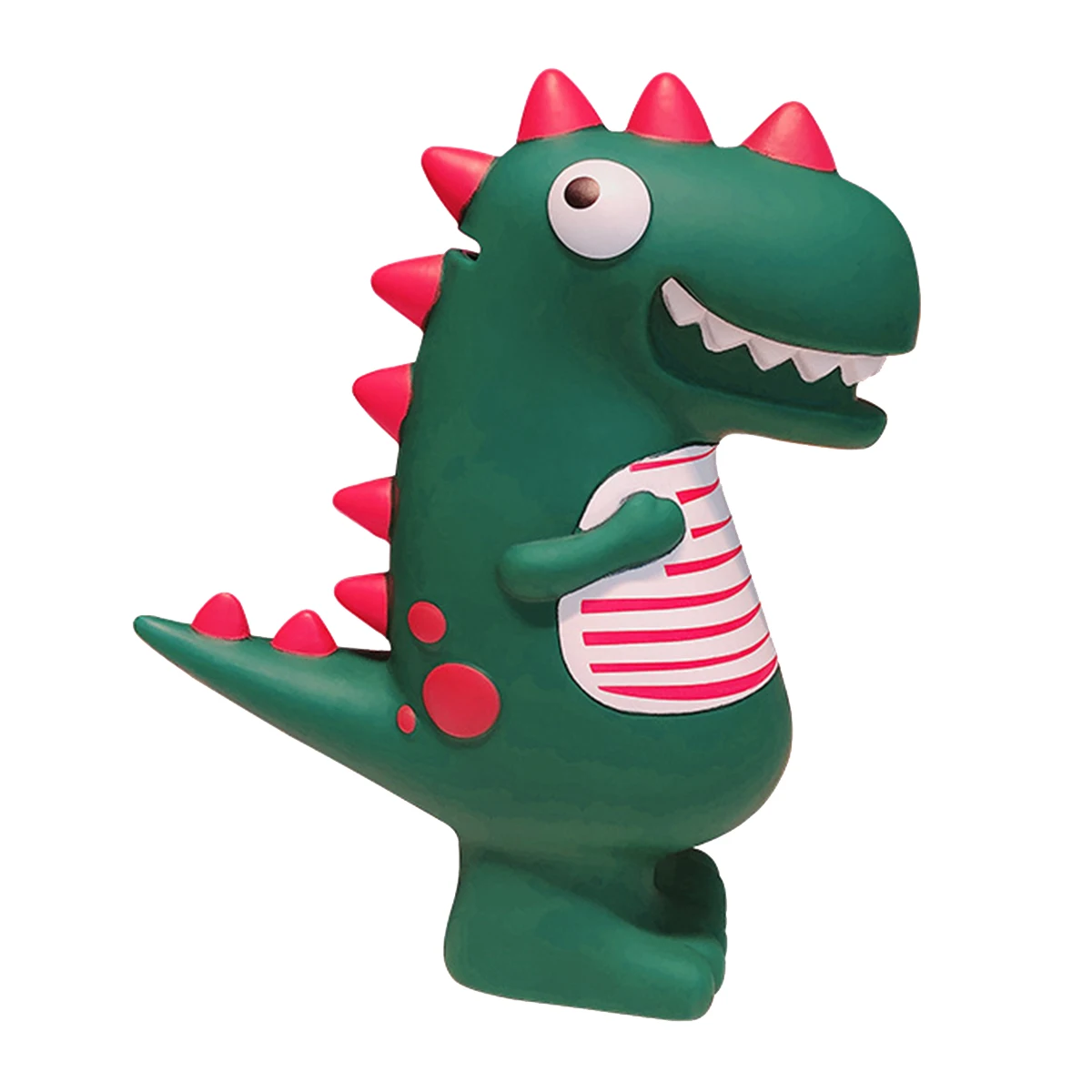 

Dinosaur Piggy Bank Adorable Coins Jar Cartoon Vinyl Money Container Kids Saving Toy Green Large Size Storage Jar Bedroom