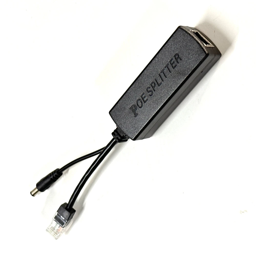 

1 Piece 48V to 12V PoE Splitter Anti-interference POE Adapter Cable Power Supply module DC5.5*2.1mm Connector for IP Camera
