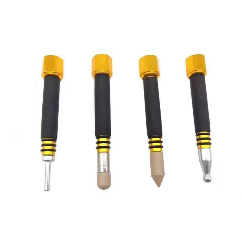 4Pcs Anti-slip Car Body Dent Repair Tool Removable Pen Shape Traceless Repair Tool Automobile Body Dent Removal