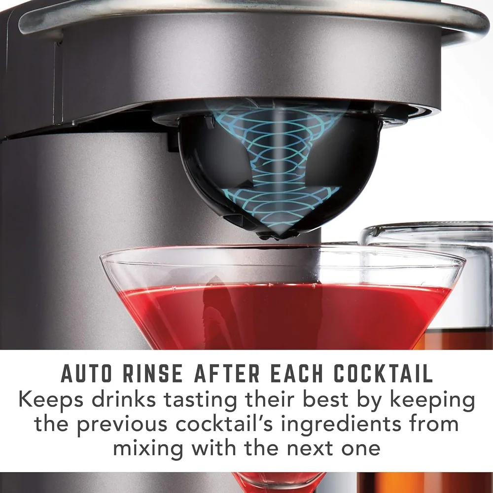 

Cocktail Making Machine - Automatic Mixology Home Bar Cocktails Mixing Maker - Push Button Pre Mixed Drink Capsule Dispenser