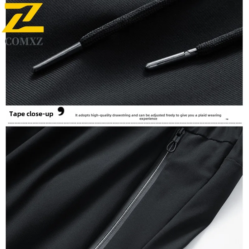 Summer New Men's Ice Silk Shorts Fashionable and Breathable Drawstring Shorts Outdoor Sports Large Size Basketball Shorts 6XL