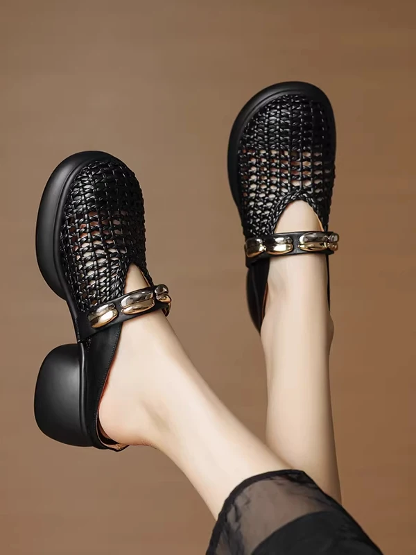 women's-summer-thick-heel-woven-roman-sandals-slip-on-high-heels-breathable-hollow-out-design-pigskin-leather-inner-comfort