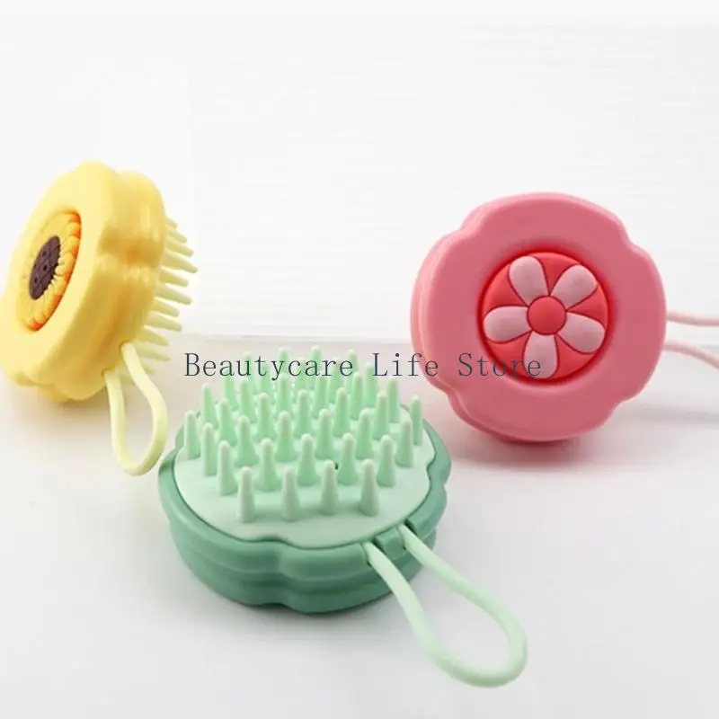 652C Travel Friendly Cartoon Hair Care Brush for Stimulating Scalp and Relaxation