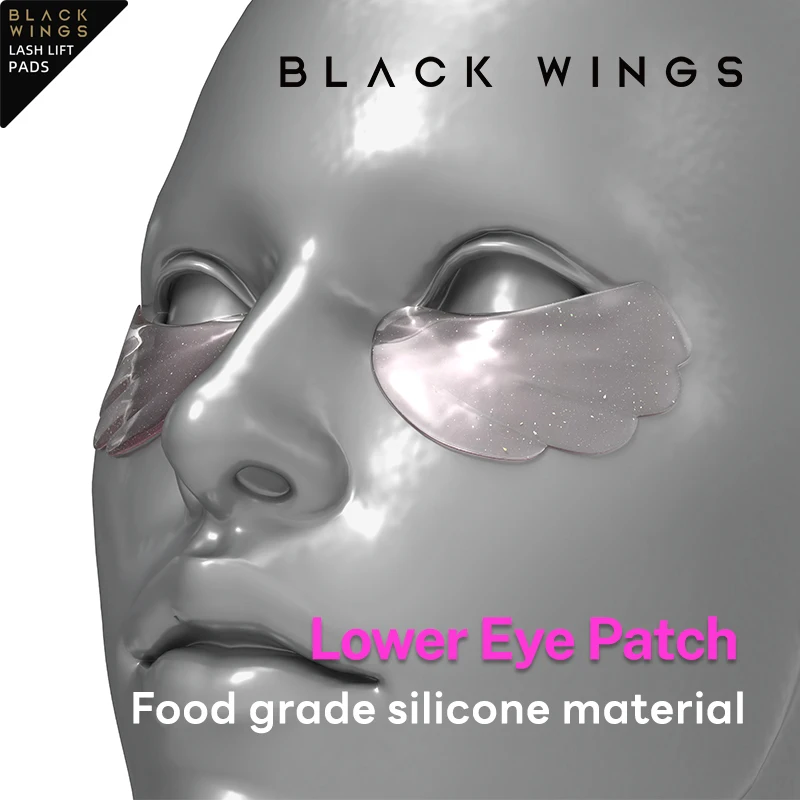 Der ultraweiche Q-Pop verfügt über selbstklebende Flügel-Augenpflaster mit zarten und glänzenden dünnen Blättern und einzigartigem Konturendesign.