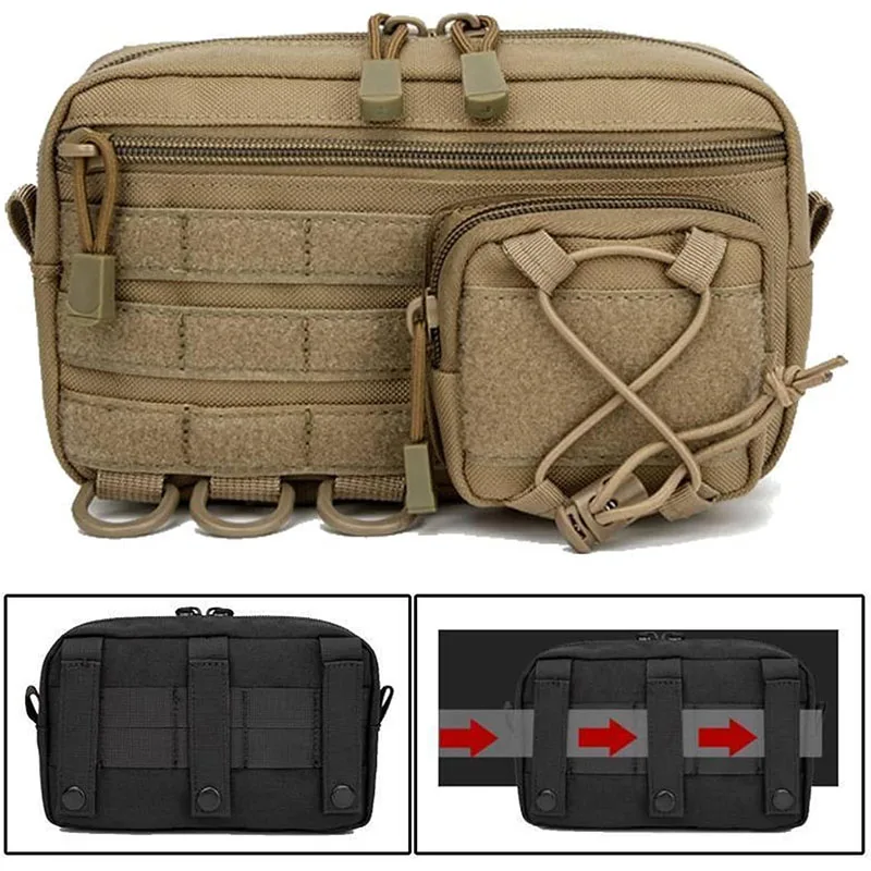 التكتيكية مول الخصر حقيبة الرجال في الهواء الطلق متعددة الوظائف الصيد حزمة مراوح EDC أداة الهاتف الحقيبة المنظم فائدة الخصر حقيبة