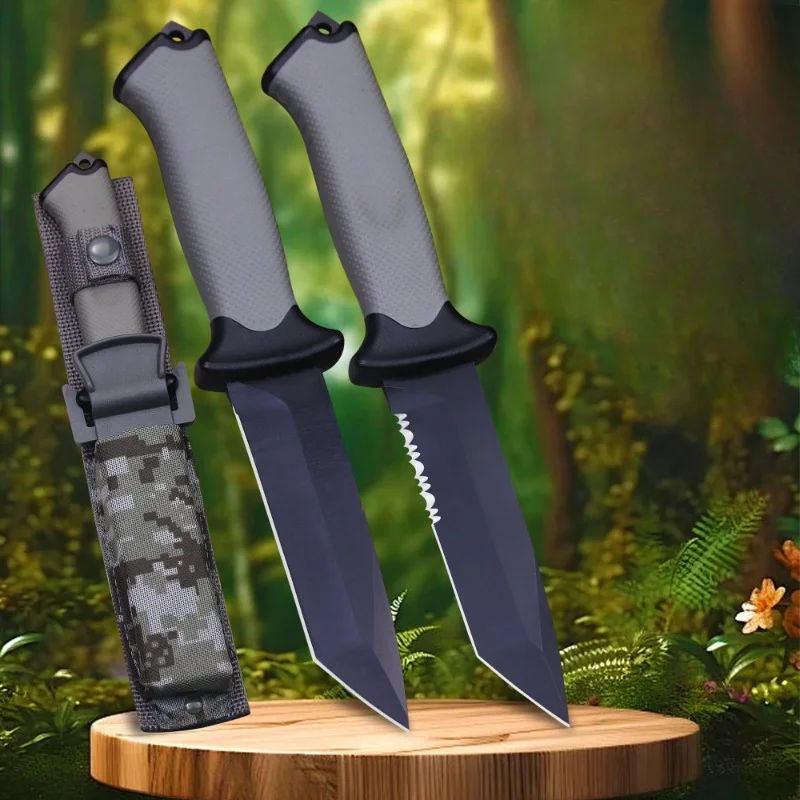 2024 New High Hardness Straight Knife, Camping Pocket Knife,