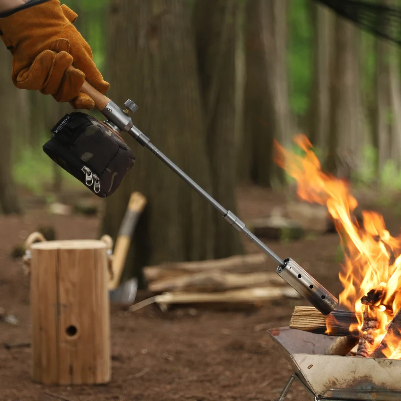 

Detachable Extended Flame Torch | Handheld Butane Igniter for Camping & Kitchen Use