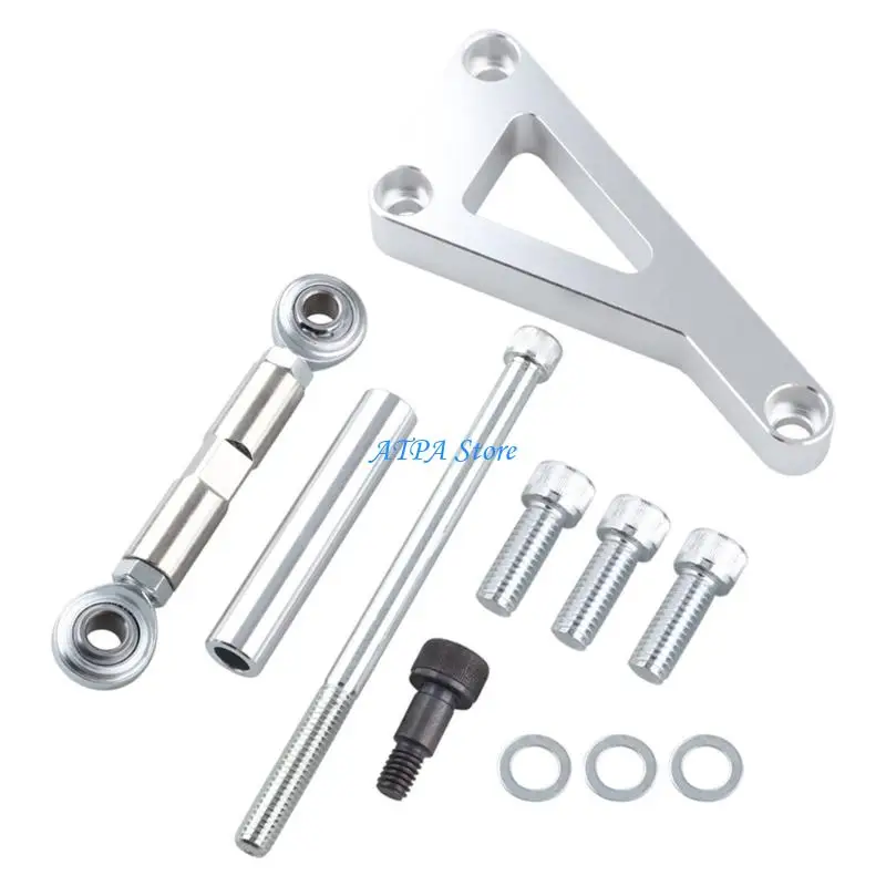 U13C Long Water Pump Mount Bracket Set with Aluminum Bracket for 350, Hardware, Support Rod, Spacer, and Replacement Parts Group