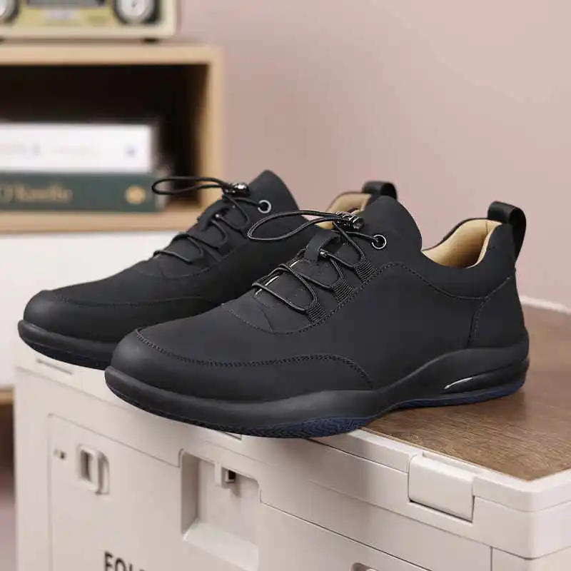 

Thick-heeled Height Increasing Summer Shoes Man Casual Blue Trainers Classic Sneakers Man Sports Hit Foot-wear Character