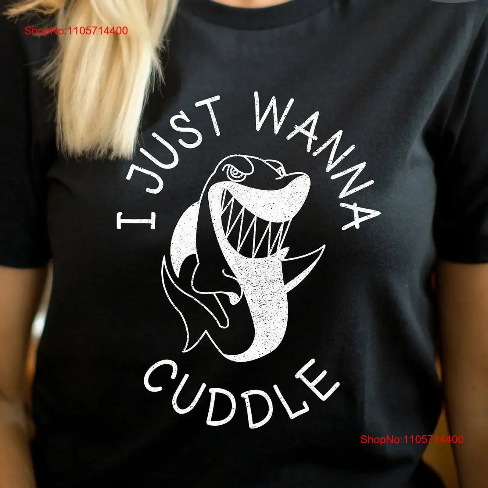 Shark T Shirt Cute Lovers s Nautical For A Diver vintage Washed fashion graphic Stylish Versatile Soft Top For Everyday Wear