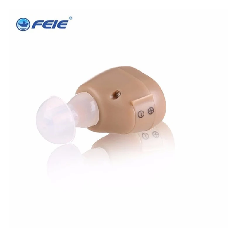 Mini Invisable  In-ear  Hearing Aid Earphone With Battery A13 Deaf Apparatus Instrument To Severe  Loss S-213 Volume Amplifier