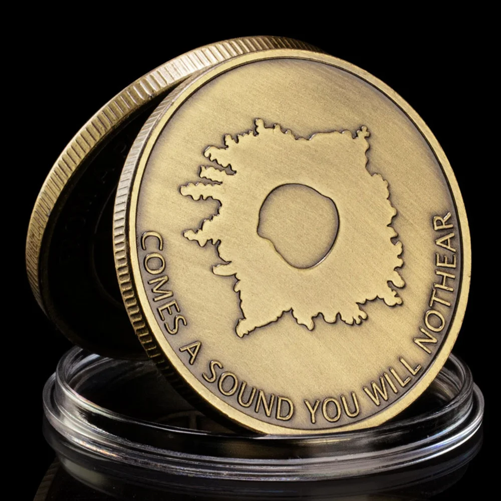 United States Army Sniper Souvenir Coin Bronze Plated Challenge Coin From A Place You Will Not See Commemorativbe Coin