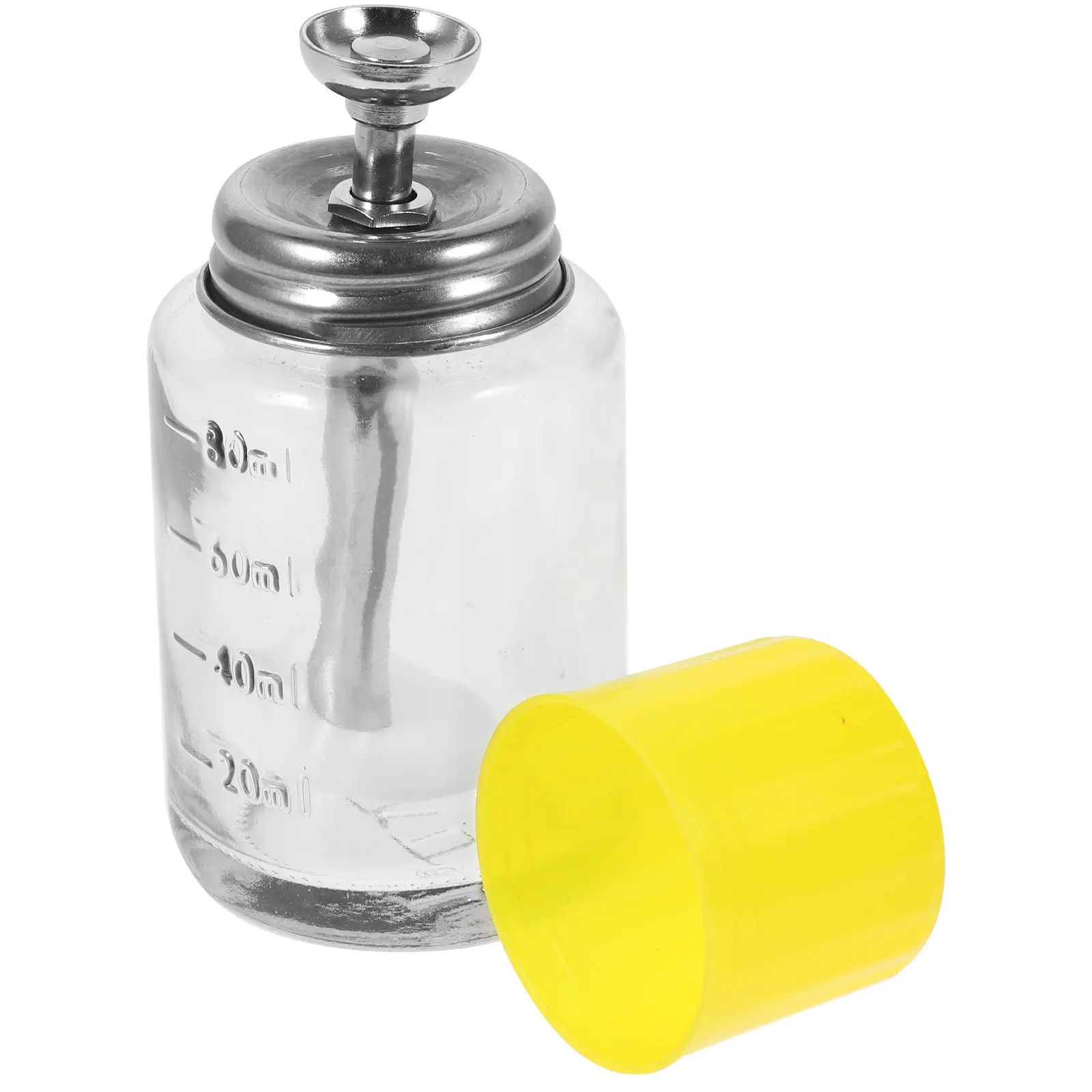 

Premium Thick Glass Press Empty Bottle Dispenser for Nail Polish Remover Cleaning Liquids Toner Refillable Manicure Supplies