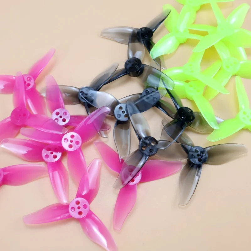 QY 8 قطعة Gemfan إعصار 2023 2X2.3X3 3-Blade مسواك المروحة 1 مللي متر 1.5 مللي متر ل RC FPV سباق حرة 2 بوصة مسواك الطائرات بدون طيار #2