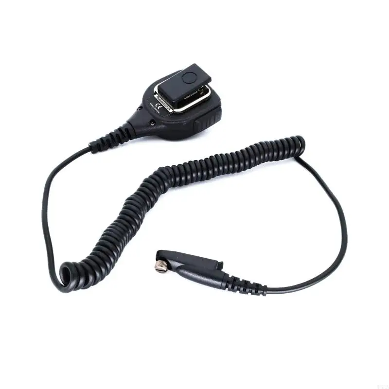 T5EA Hands libera micrófono hombro con micrófono hombro clip giratorio para GP328PLUS GP338PLUS